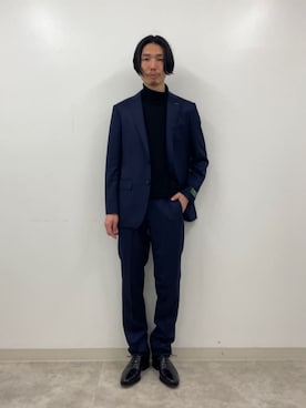 「ビジネススタイル」｜「アイテム（その他）」を使った、舩田（funata）さん（メンズ・180cm）の冬コーディネート