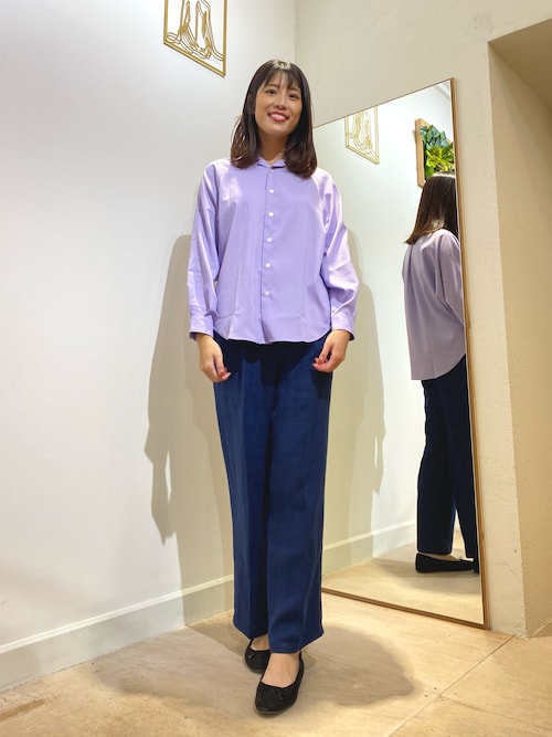 Maison Special透け感ラグランスリーブシャツ フリーサイズ 異素材ラメニットジャケット レディース(M オフホワイト): 東京