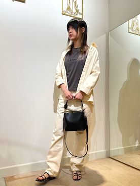 「BRICK & SONS（ブリックアンドサンズ）のアイテム」を使った、BRICK＆SONS アトレ川崎店さん（レディース・165cm）の夏コーディネート