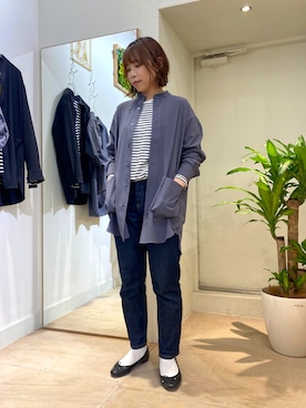 「BRICK & SONS（ブリックアンドサンズ）のアイテム」を使った、BRICK＆SONS アトレ川崎店さん（レディース・157cm）の秋コーディネート