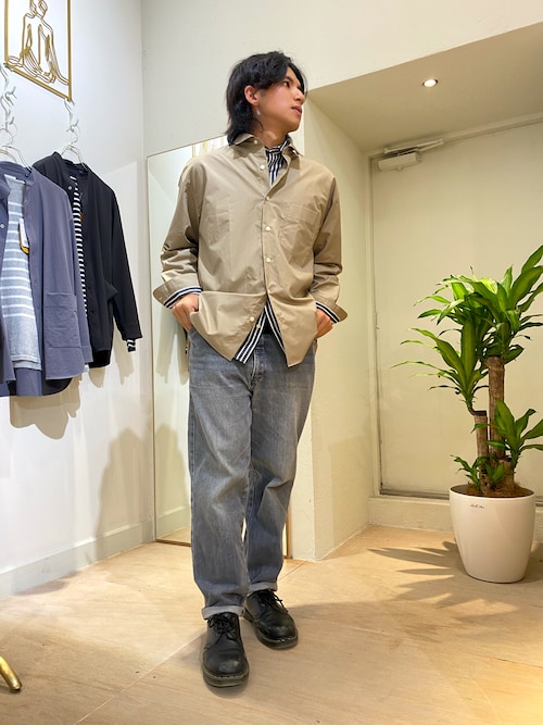 5/6限定値下　BEARDSLEY バックプリーツ 長袖Tシャツ BEARDSLEY｜ビアズリーのTシャツ/カットソー（長袖）通販 - ZOZOTOWN