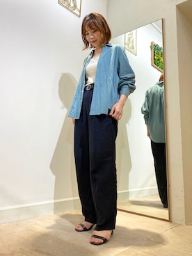 BRICK＆SONS アトレ川崎店さん（レディース・157cm）の夏コーディネート