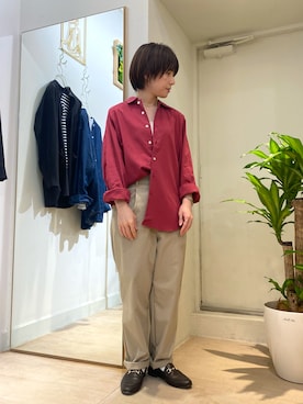 「BRICK & SONS（ブリックアンドサンズ）のアイテム」を使った、BRICK＆SONS アトレ川崎店さん（レディース・149cm）の秋コーディネート