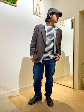「Dr. Martens（ドクターマーチン）のアイテム」を使った、BRICK＆SONS アトレ川崎店さん（メンズ・166cm）の春コーディネート