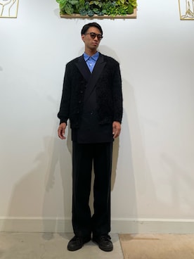 「アイテム（カーディガン/ボレロ）」を使った、BRICK＆SONS アトレ川崎店さん（メンズ・173cm・10代）の秋コーディネート
