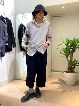 「BRICK & SONS（ブリックアンドサンズ）のアイテム」を使った、BRICK＆SONS アトレ川崎店さん（メンズ・166cm）の秋コーディネート