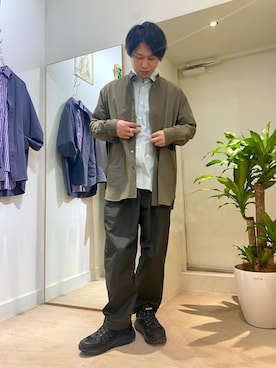 「BRICK & SONS（ブリックアンドサンズ）のアイテム」を使った、BRICK＆SONS アトレ川崎店さん（メンズ・172cm）の秋コーディネート