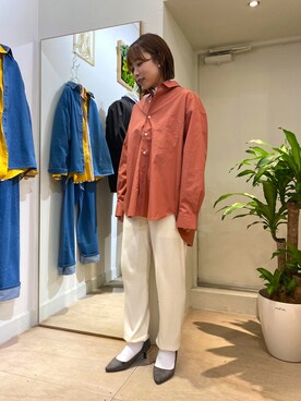 「BRICK & SONS（ブリックアンドサンズ）のアイテム」を使った、BRICK＆SONS アトレ川崎店さん（レディース・157cm）の秋コーディネート