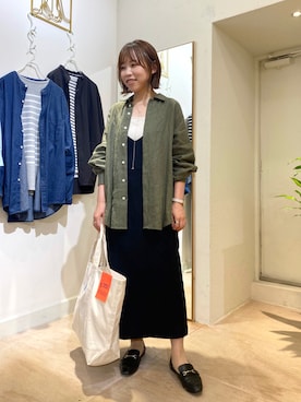 「BRICK & SONS（ブリックアンドサンズ）のアイテム」を使った、BRICK＆SONS アトレ川崎店さん（レディース・157cm）の秋コーディネート