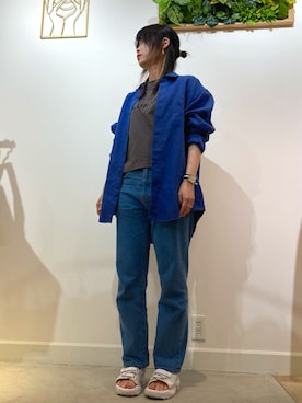 「BRICK & SONS（ブリックアンドサンズ）のアイテム」を使った、BRICK＆SONS アトレ川崎店さん（レディース・165cm）の夏コーディネート