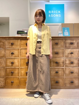 BRICK＆SONS アトレ川崎店さん（レディース・157cm）の夏コーディネート