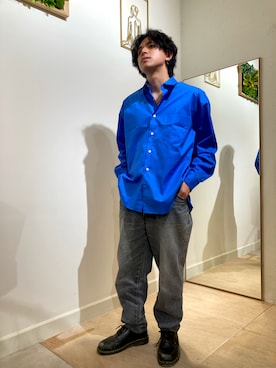 「Dr. Martens（ドクターマーチン）のアイテム」を使った、BRICK＆SONS アトレ川崎店さん（メンズ・166cm）の春コーディネート