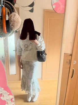 「しまむら（シマムラ）のアイテム（スウェット）」を使った、yuriacomさん（レディース・161cm）の秋コーディネート