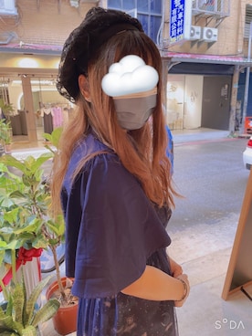 「axes femme（アクシーズファム）のアイテム（ワンピース）」を使った、梨梨子さん（レディース・153cm）の秋コーディネート