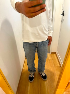 「NSF（エヌエスエフ）のアイテム」を使った、NBおじさんさん（メンズ・179cm）の秋コーディネート