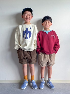 「アイテム（トップス）」を使った、あおりゅーさん（キッズ・125cm）の冬コーディネート