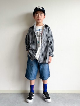 あおりゅーさん(キッズ・130cm)の秋コーディネート