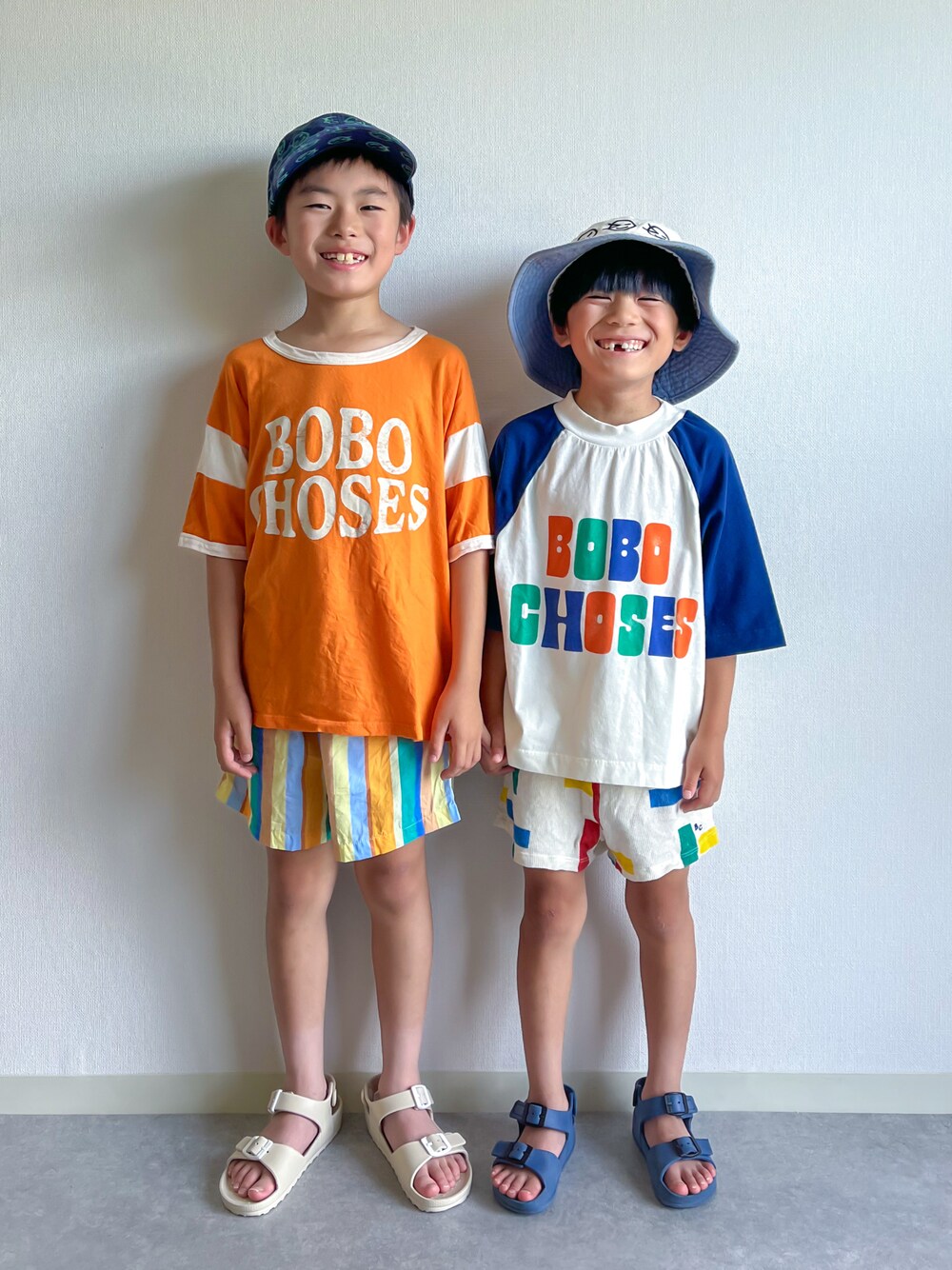 BOBO CHOSES シャツ＋ショートパンツ セットアップ 2-3yサイズ 4a1ed5782c3f65863feb81510b1623