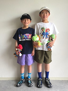 あおりゅーさん（キッズ・120cm）の春コーディネート