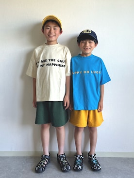 あおりゅーさん(キッズ・128cm)の夏コーディネート