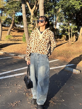 「FCMM（エフシーエムエム）のアイテム」を使った、saraha さん（レディース・163cm）の冬コーディネート