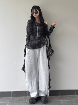 「Alfred Alex（アルフレッドアレックス）のアイテム」を使った、saraha さん（レディース・163cm）の秋コーディネート