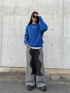 「Port（ポート）のアイテム」を使った、saraha さん（レディース・163cm）の冬コーディネート