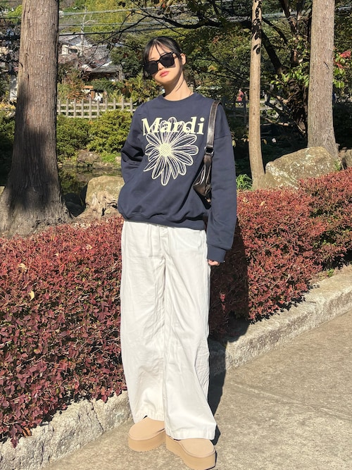SWEATSHIRT FLOWERMARDI（スウェット）｜Mardi Mercredi（マルディ