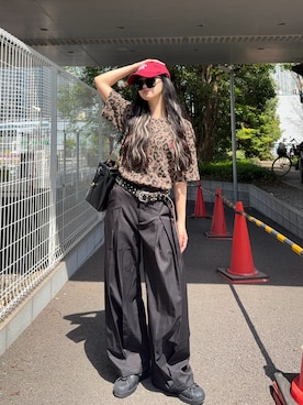 「MSG（エムエスジー）のアイテム」を使った、saraha さん（レディース・163cm）の春コーディネート