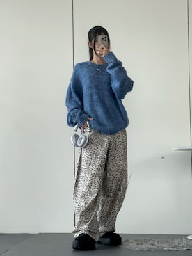 「アイテム（トップス、その他）」を使った、sara さん（レディース・163cm）の秋コーディネート