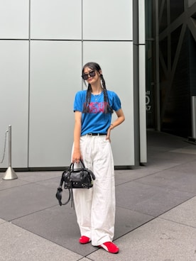 「clear（クリア）のアイテム」を使った、saraha さん（レディース・163cm）の夏コーディネート