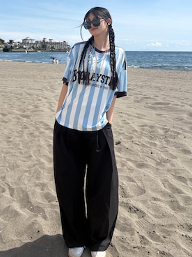 「Anchor Smith（アンカー スミス）のアイテム」を使った、saraha さん（レディース・163cm）の春コーディネート