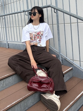 「Port（ポート）のアイテム」を使った、saraha さん（レディース・163cm）の夏コーディネート