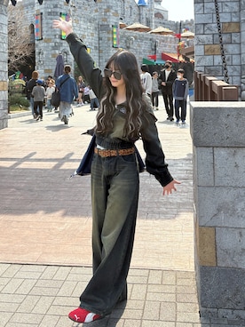 「sedacle girl（セダクルガール）のアイテム」を使った、saraha さん（レディース・163cm）の春コーディネート