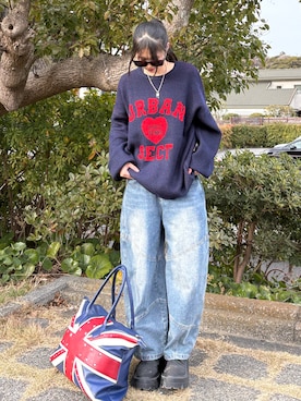 「WEGO（ウィゴー）のアイテム」を使った、saraha さん（レディース・163cm）の冬コーディネート