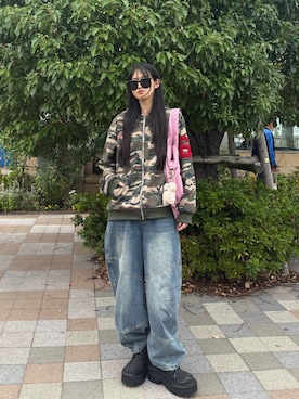 「おでかけコーデ」｜sara さん（レディース・163cm）の秋コーディネート