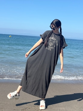 「classicalelf（クラシカルエルフ）のアイテム（ワンピース/ドレス）」を使った、saraha さん（レディース・163cm）の夏コーディネート
