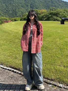 「SHEIN」｜saraha さん（レディース・163cm）の春コーディネート