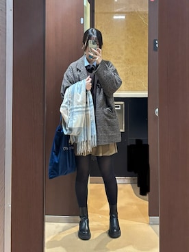 「Ada.（エイダ）のアイテム」を使った、もさん（レディース・167cm）の冬コーディネート