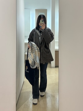 「Ada.（エイダ）のアイテム」を使った、もさん（レディース・167cm）の冬コーディネート