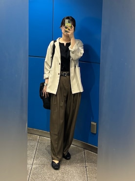 「Honeys（ハニーズ）のアイテム」を使った、もさん（レディース・167cm）の夏コーディネート