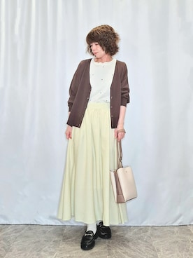 「Lee（リー）のアイテム（バッグ）」を使った、ぬーさん（レディース・145cm）の春コーディネート