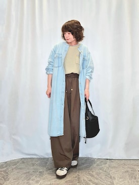 「Lee（リー）のアイテム（バッグ）」を使った、ぬーさん（レディース・145cm）の春コーディネート