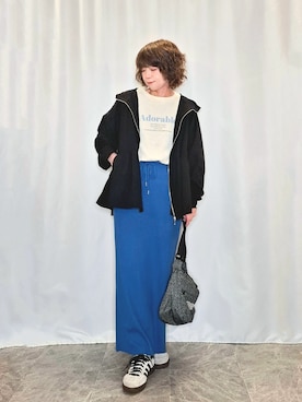 「INDIVI（インディヴィ）のアイテム」を使った、ぬーさん（レディース・145cm）の春コーディネート