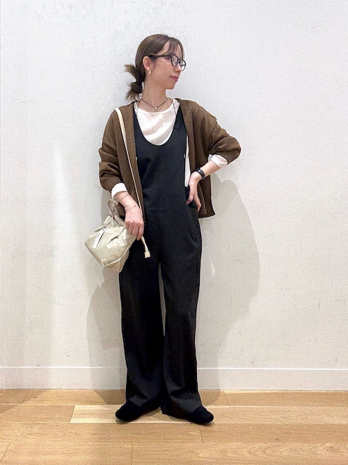 セール】FORK&SPOON Uネックプラケットオーバーオール（ワンピース