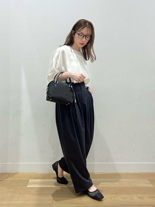セール】mizuiro ind high waist tuck pants（その他パンツ