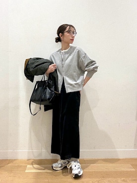 「アイテム（テーラードジャケット）」を使った、えばみ。さん（レディース・160cm）の秋コーディネート