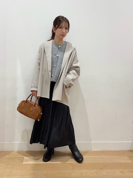 えばみ。さん（骨格ナチュラル・レディース・160cm）の秋コーディネート