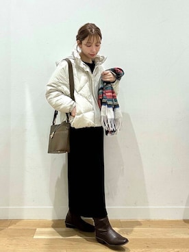 えばみ。さん(レディース・160cm)の冬コーディネート