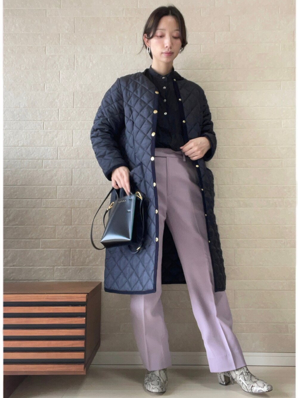 JOURNAL STANDARD - 美品♪ジャーナルスタンダード コードローンピンタックロングシャツ バンドカラー JOURNAL STANDARD（ジャーナルスタンダード）の「コードローン